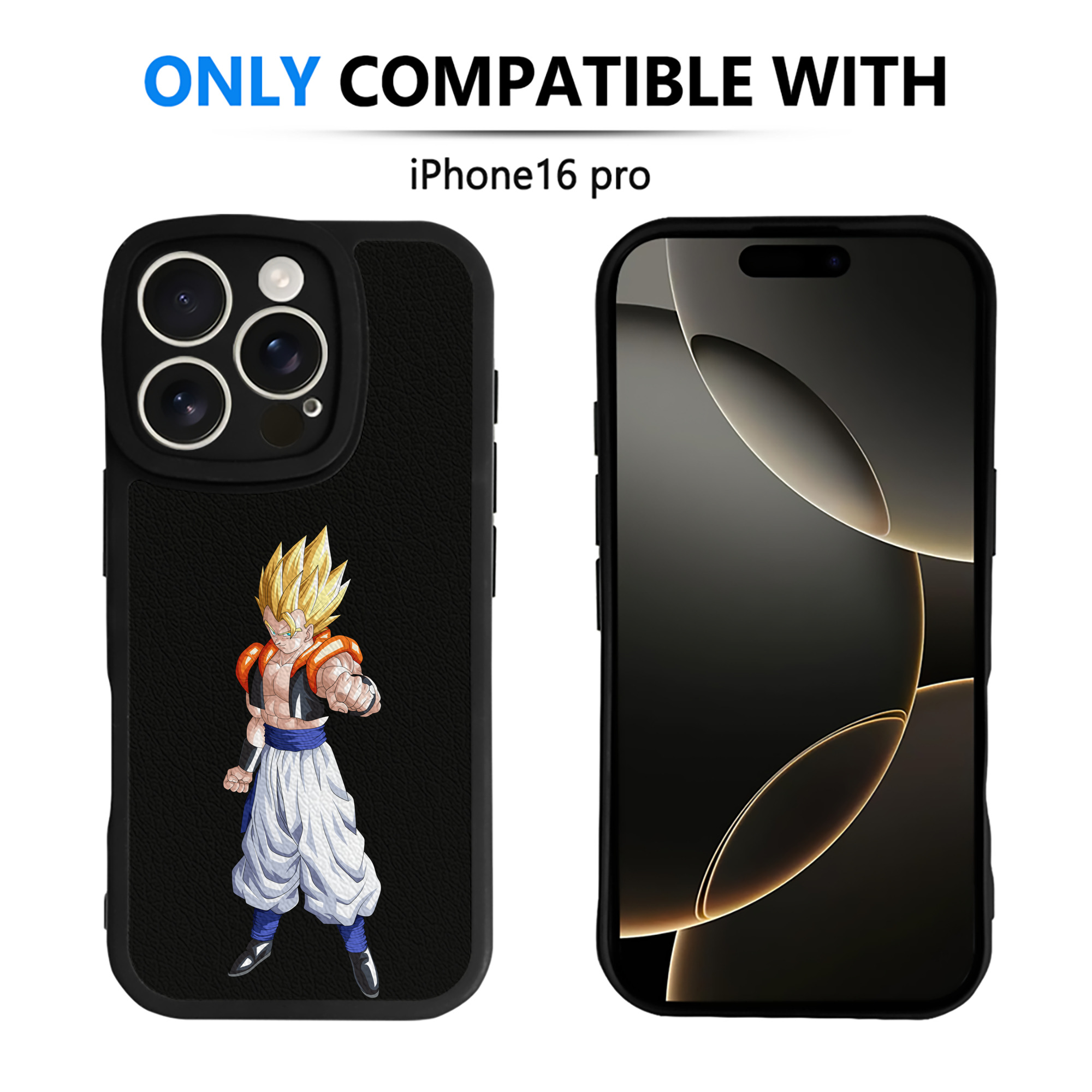 （画像用） ドラゴンボール ベジータ四世（Bejīta Yonsei）DRAGON BALL Vegeta IV 【iPhone 16シリーズ対応】シリコンスマホケース（レザー調） 材質：シリコン